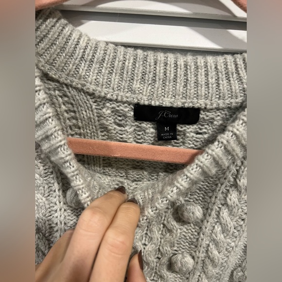 J Crew Sweater Size M in Grey - Picture 3 of 3